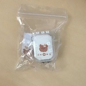 AirPod’s CASE 1st and 2nd generation, design cute cartoon bear, with keychain